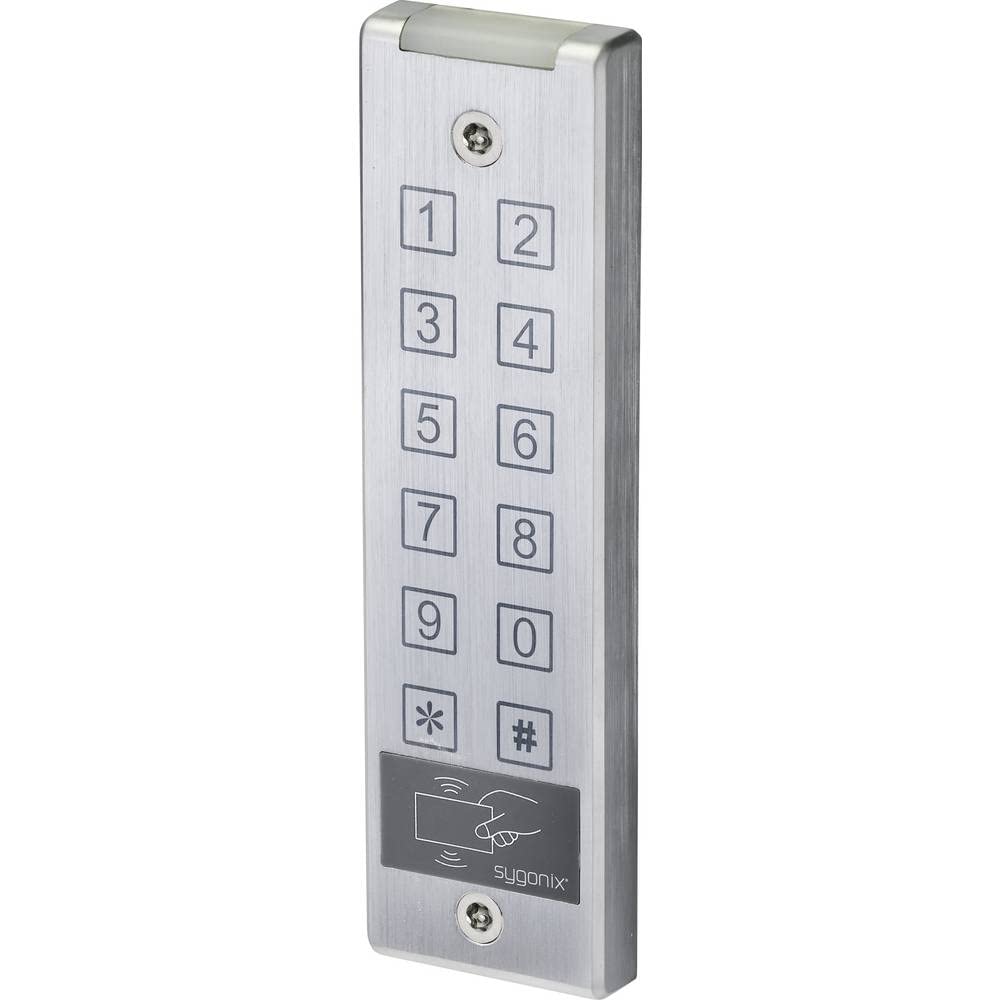 Sygonix SY-4777290 Code-Tastatur mit RFID Aufputz 12 V/DC, 24 V/DC IP65 mit Touchscreen