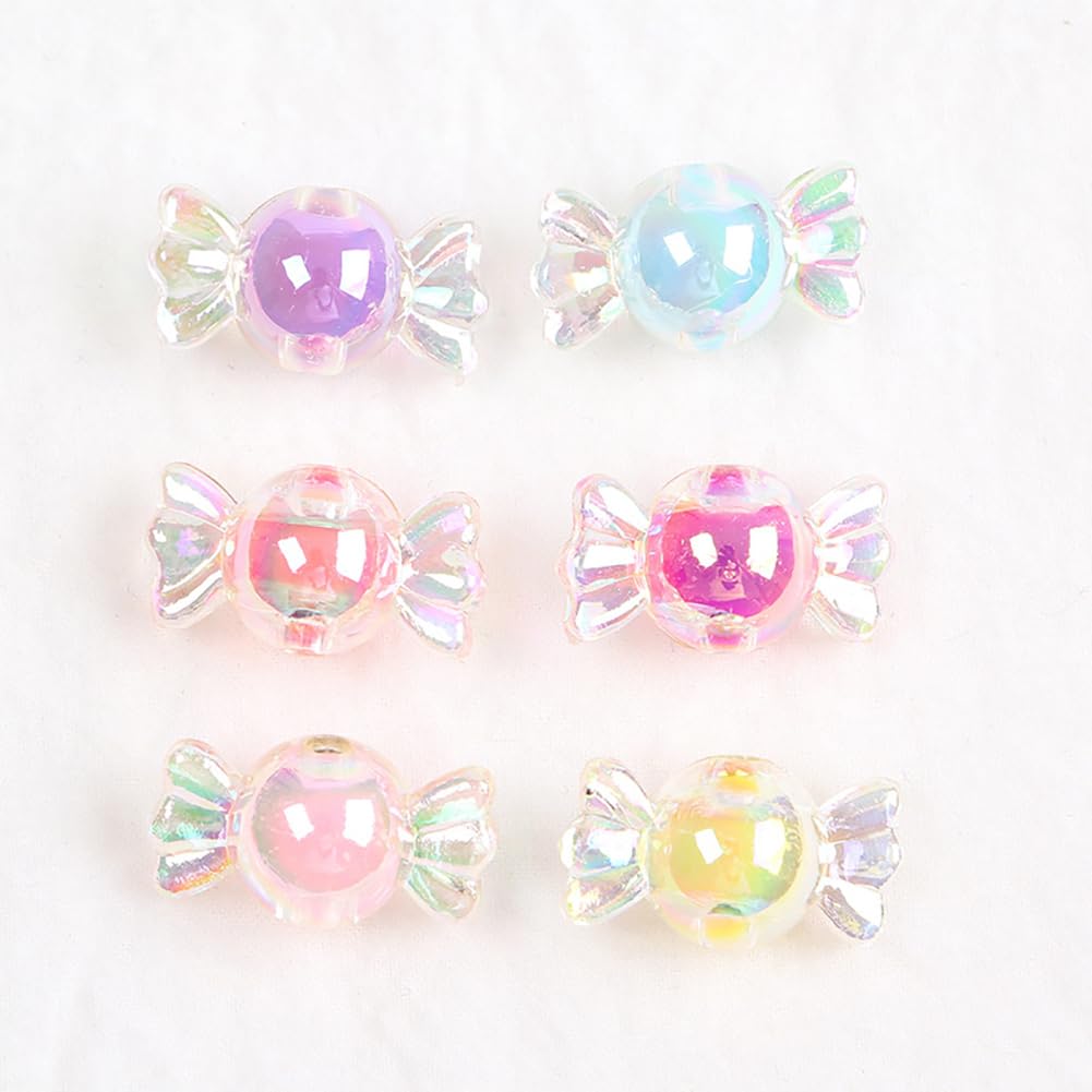 Perles De Bonbons En Acrylique Conviviale Ré Transparent, Perle En Perles Adt, Accessoires De