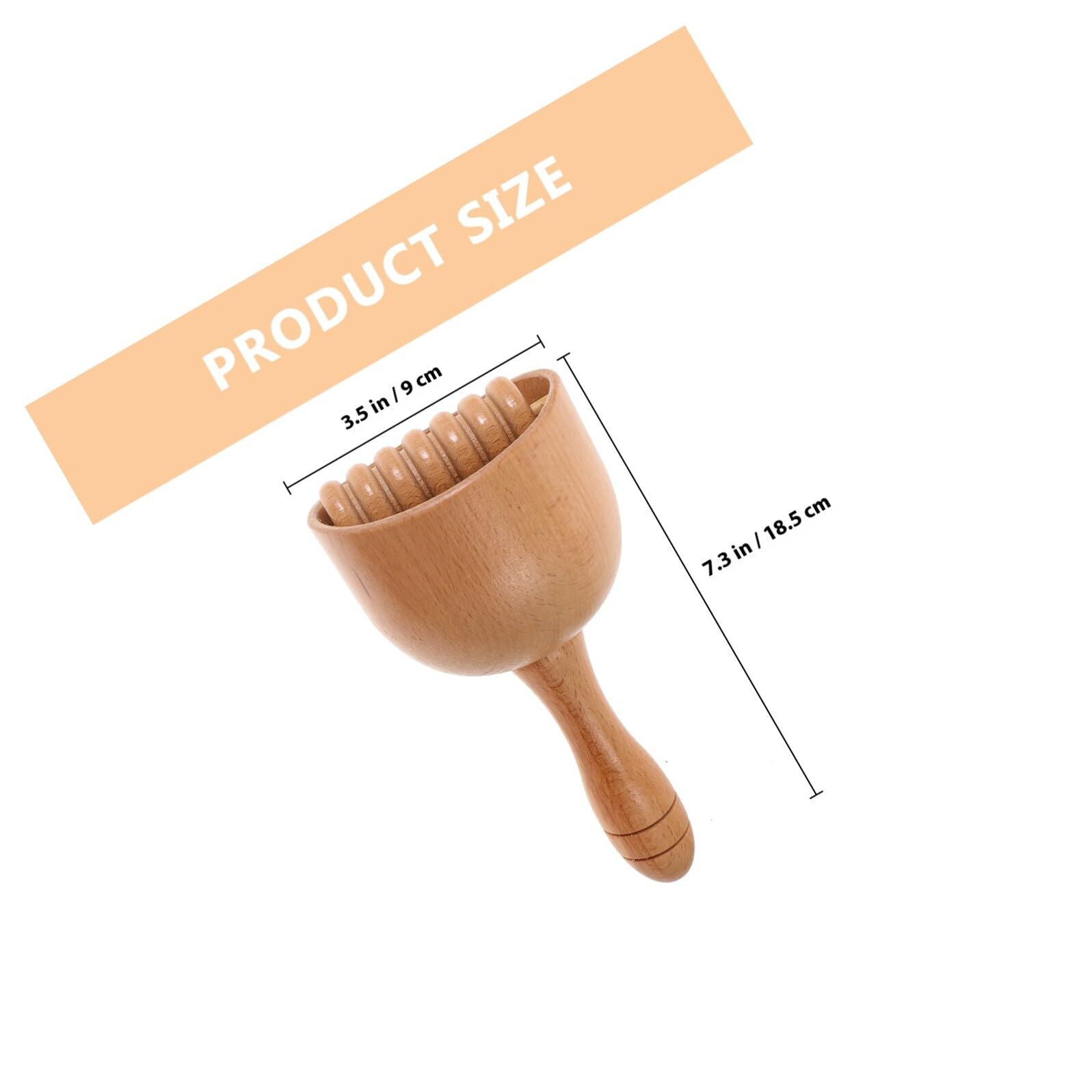 2 Stück Handmassage Roller mit Becherdesign Rückenmassagebecher für Physikalische Therapie und Muskelentspannung Massagewerkzeug