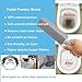 Comfun Pumice Stone Toilet Brush for Cleaning Toilet Bowl with Handle, Pumice Stick for Toilet Cleaning, 2 Pack