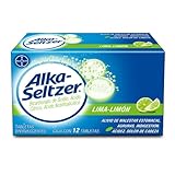 Alka Seltzer Lima Limón Antiácido, Alivio de los Síntomas de Malestares Estomacales como Dolores de Cabeza, Cuerpo y...