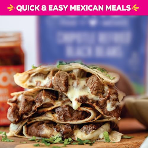 Somos Chipotle Refried Black Beans, 10 Ounce - image 3