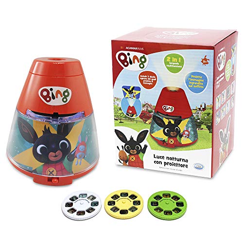 ODS -48406 projector en kinderkamerlamp met 3 pads die elk 8 foto's projecteren.