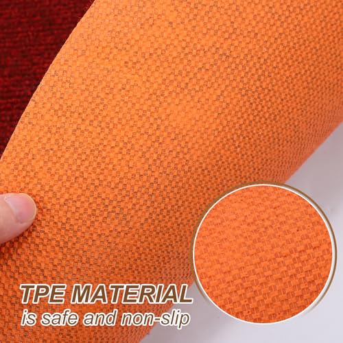 Tapis de bureau rond antidérapant protège-sol polyester fauteuil pivotant