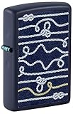 Zippo Sturmfeuerzeug - Nautical Rope Design - Nachfüllbar- Geschenkbox - Metall - Made in USA
