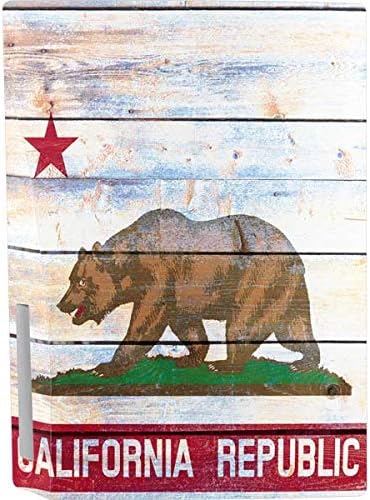 Skinit Decal Gaming Skin Compatible with PS5 Console - California Flag Light Wood Design
