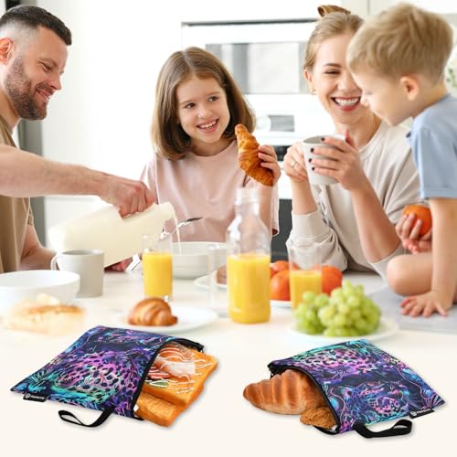 Bolsa portátil para pañales holográfica 3 unidades miniatura 7