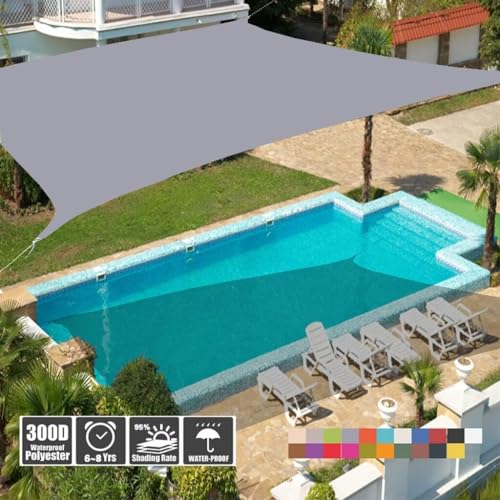 Voile d'ombrage imperméable haut de gamme protection solaire 2x4m