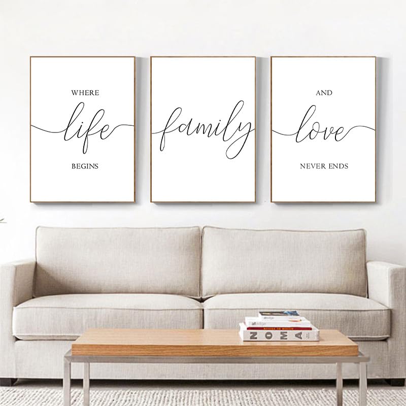 Impression sur toile AdoDecor : triptyque de tableaux et posters encadres