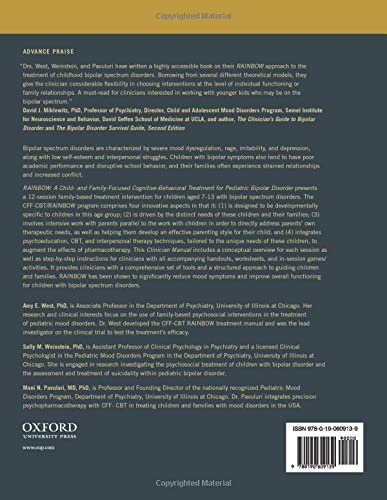 Rainbow: A Child- And Family-Focused Cognitive-Behavioral Treatment for Pediatric Bipolar Disorder,