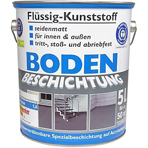 Wilckens Flüssig-Kunststoff Bodenbeschichtung LF, 5 l, RAL 7016 Anthrazitgrau Cover