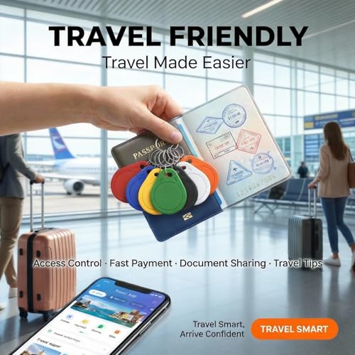 Porte-clés NFC NTAG215 étiquette programmable réinscriptible 504 octets iPhone Android - 7