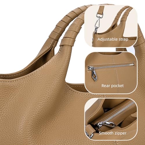 Image of Iswee Leather Satchel Women Purse and Handbag Crossbody Shoulder Bag Hobo