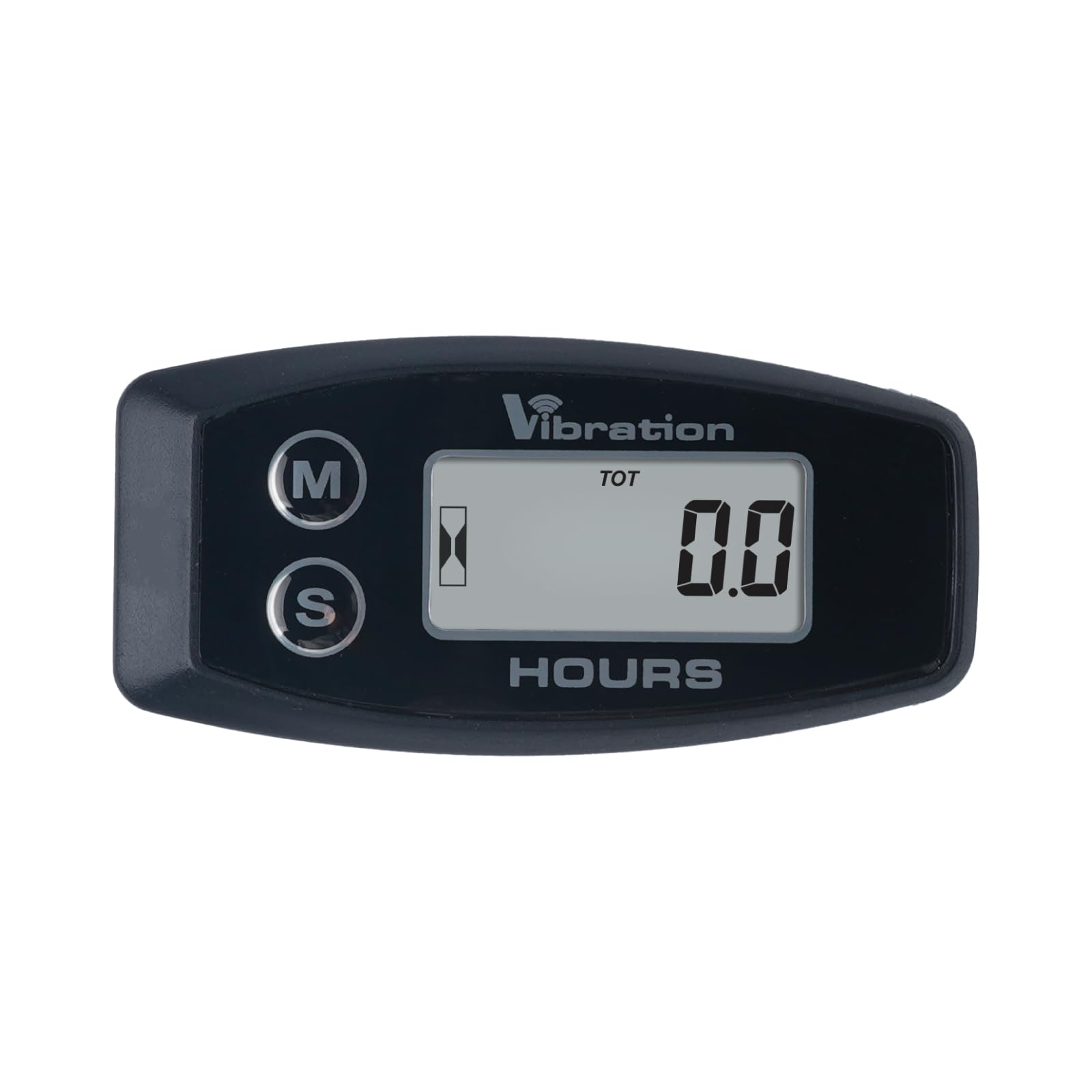 Runleader RL-HM015V Contatore Ore a Vibrazione Cordless, Contatore Digitale Sensibilità Regolabile con Promemoria Manutenzione, IP67 Impermeabile per Tosaerba, Generatore, Moto