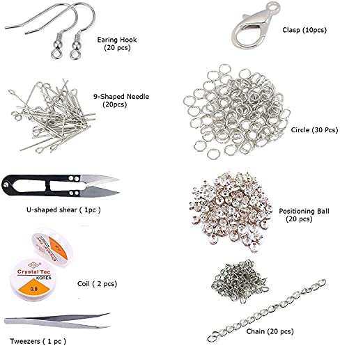 VEGCOO Perline di Pietre Preziose, Pietre Miste