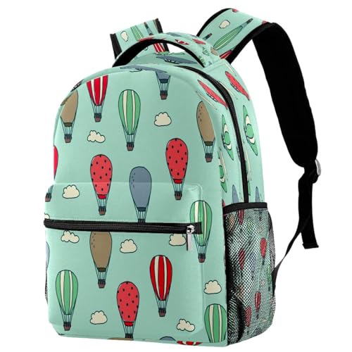 Sac de voyage décontracté et scolaire - Bagage cabine léger motif ballons gribouillés