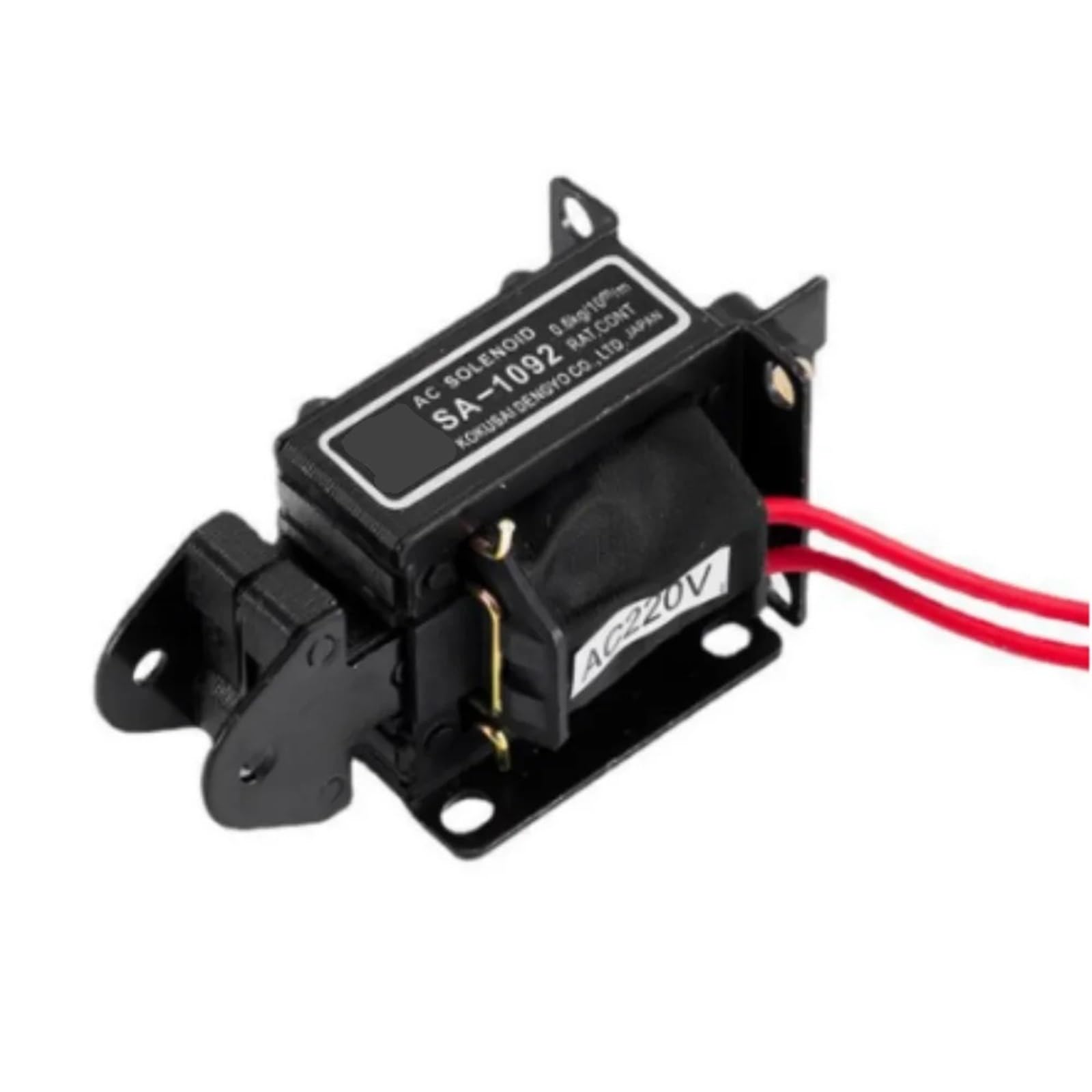 Électro-Aimant Solénoïde SA-1092 AC220V - Traction 0,6kg Course 10mm Pour Automatisation