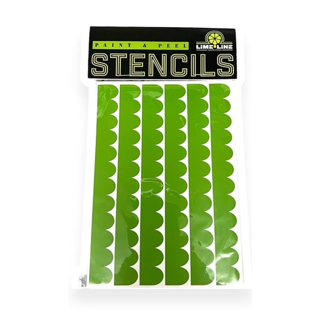 LiME LiNE Fish Scales Airbrush Stencil for Custom Paint
