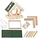 Royal Gardineer Vogelfutterhaus: Vogel-Futterhaus-Bausatz aus Echtholz, zum Aufhängen, 13-teilig (Vogelfutterhaus zum Hängen, Vogelhaus selber Bauen, Futterautomat)