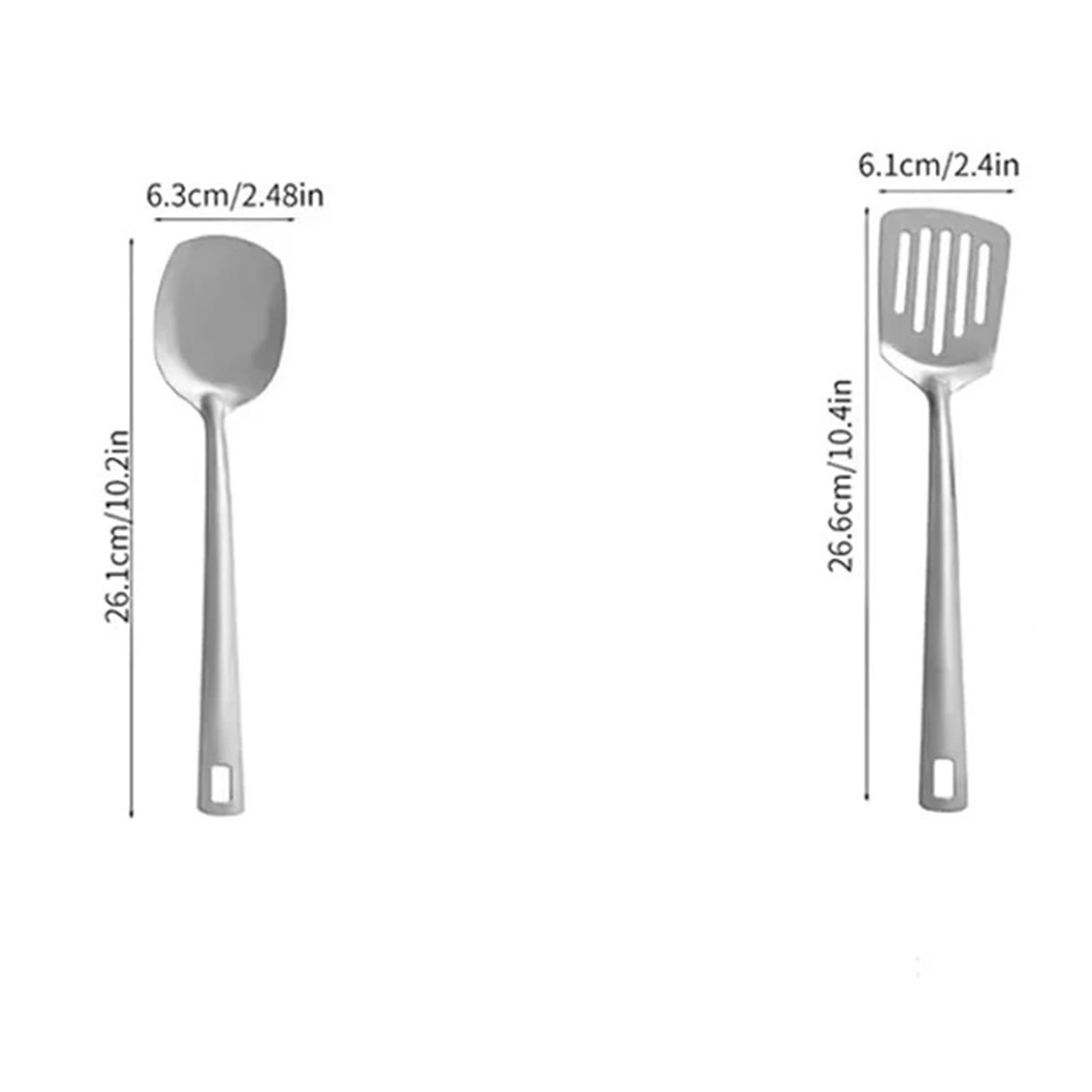 3er-Set (6 Stück) Edelstahl-Spatel-Set Für Küchen Und Schränke