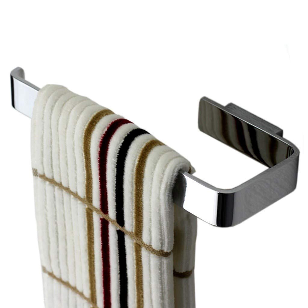 Portasciugamani da Bagno Portasciugamani in Rame Anello Appeso ad Anello Portasciugamani Free Punch Ciondolo da Bagno Portasciugamani ad Anello, Premium Chrome (Colore: b, Dimensioni: 20cm)