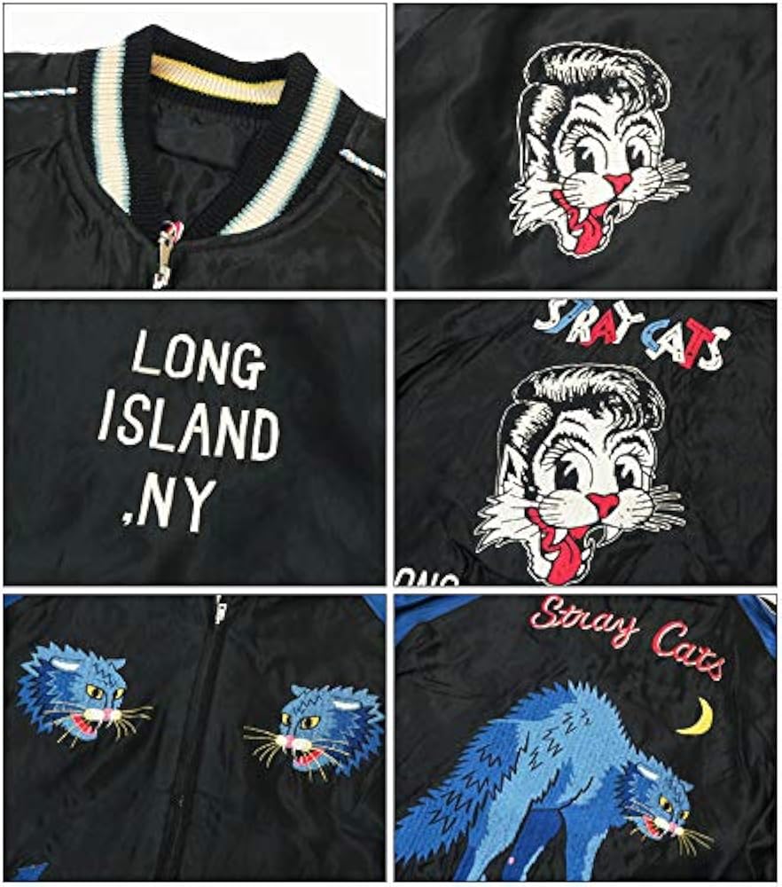 テーラー東洋スカジャン　ストレイキャッツ TAILOR TOYO[テーラー東洋] スカジャン TT14387 STRAY CATS