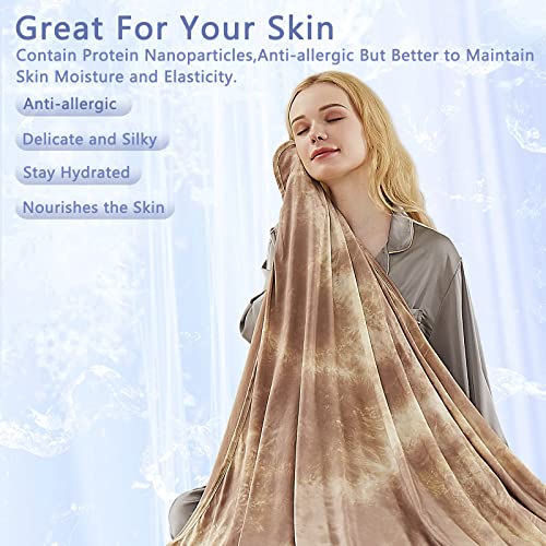 Topcee Cooling Blankets for Hot Sleepers,Arc-Chill Q-Max >0.5 Cool Fiber,100% Oeko-Tex Certified,Full Size Lightweight Summer Cool Blanket for Travel/Outdoor Ultra Cold Breathable,80''x88''
