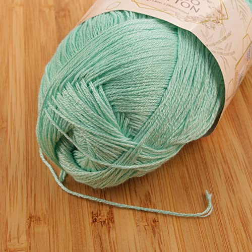 Image of JubileeYarn Baby Soft Bamboo Cotton Yarn - 50g /Skein - Caribbean Reef - 4 Skeins