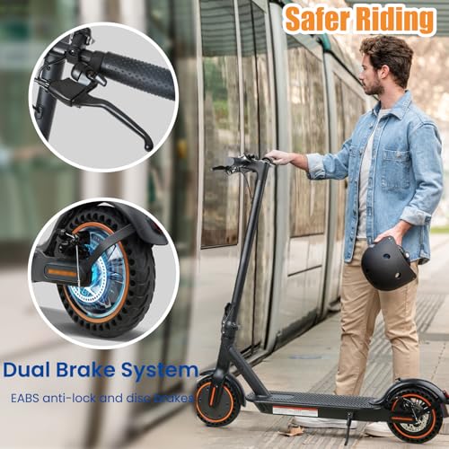 Electric Scooter, 500W Motor, Top Speed 19MPH, 21 Miles Long