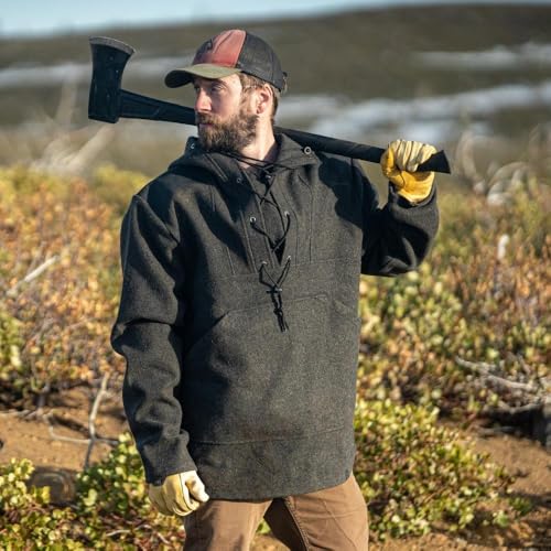 Arcturus Wool Anorak | 100% Virgin Wool | Cordura-Reinforced Shoulder Patches | Large, Adjustable Hood4