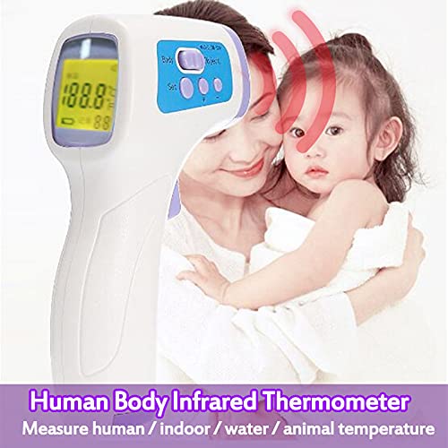 Przenośny elektroniczny termometr na czoło Ir na podczerwień bezdotykowy lcd cyfrowy pomiar temperatury gorączki tester detektor dla ludzkiego dziecka dorosłego dziecka termometr do ciała - typ A