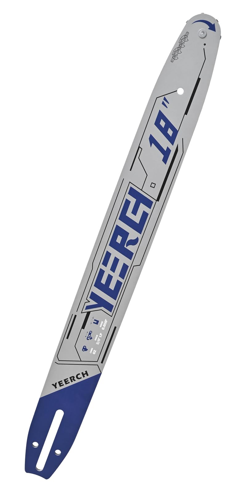 Amazon.com : Yeerch 18 Inch Chainsaw Bar 62 Drive Links 3/8
