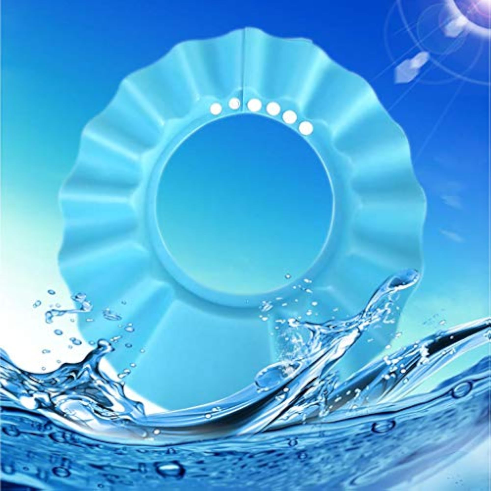 Toddler Adjustable Soft Bath Cap for Shampoo Protection
