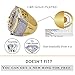 TOPGRILLZ Hip Hop 14K Gold Plated Iced out CZ Bling AG Free Mason Ring for Men (11)