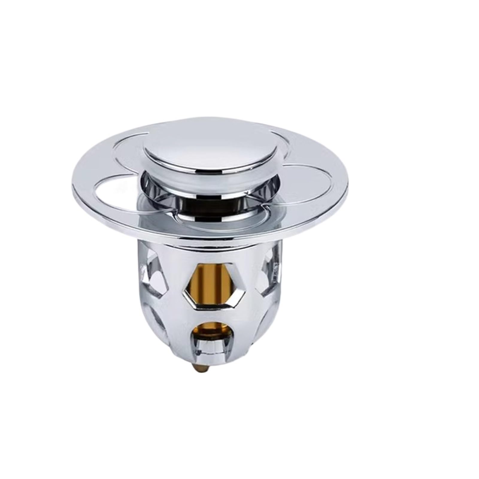 Bouchon lavabo pop up universel anti-odeur et filtre anti-cheveux