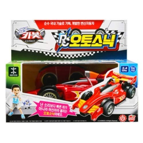 K-Crew Hello CARBOT AUTOSONIC Remote Control RC Car Sound Toys Transforming to Robot While Running