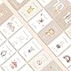 Giftota Meilensteinkarten Baby - 50 Meilensteinkarten inkl. Kartenständer aus Holz - Baby Geschenk für Junge und Mädchen - Boho Stil Meilensteinkarten
