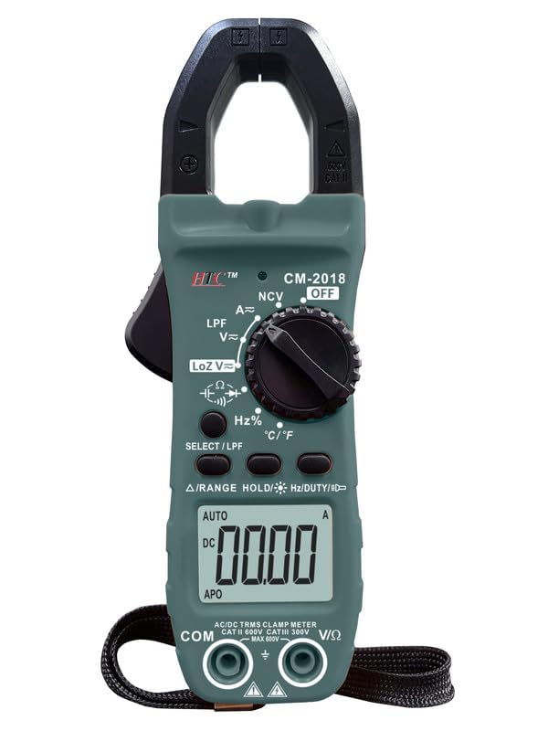 CM 2018 Digital Clampmeter with 600V AC/DC 800A AC/DC Resistance/Capacitance/Frequency & Temperature-picture-29