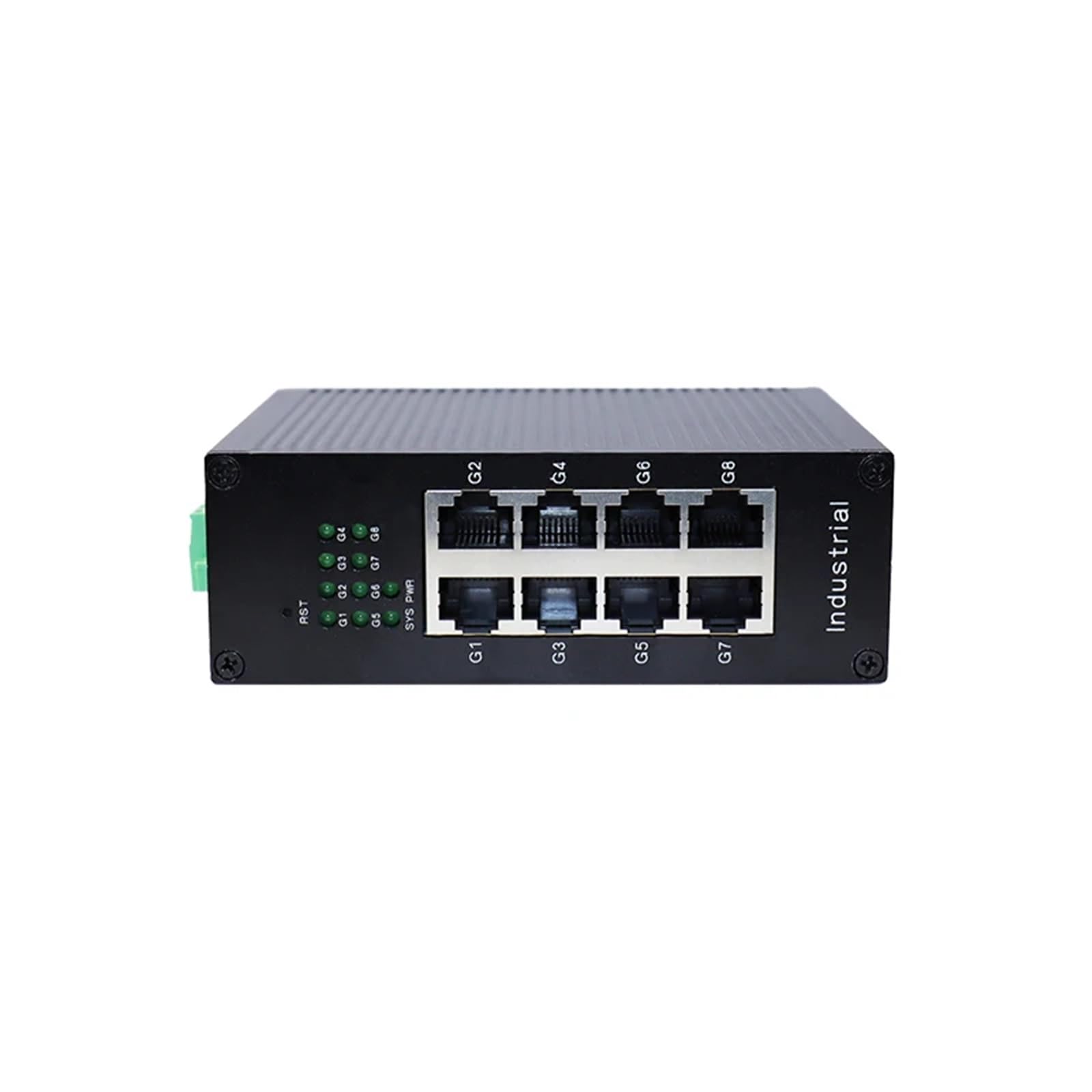 Commutateur géré Gigabit L2 - Commutateur Ethernet industriel géré VLAN, gestion Web, miroir de port, commutateur 8 ports 1000M (JT-IS303CW-8T)