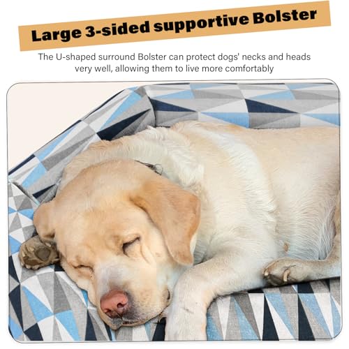 Orthopedic Dog Bed - Beds Bolster,Cooling Elevated Dog Beds with Metal Frame,Raised Dogs Bed for Dogs,Easy to Assemble,Up to 75 lbs,Medium - Image 3