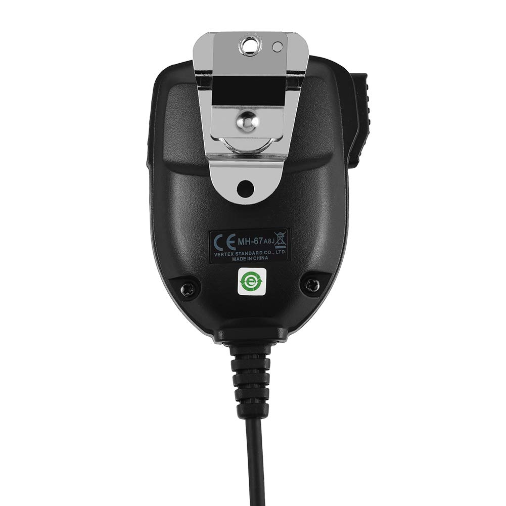 Dilwe Microfono mobile 50 cm microfono esterno auto cancellazione del rumore MH-67A8J microfono manuale/spalla con connettore modulare RJ45 a 8 pin/pulsanti PPT per Vertex
