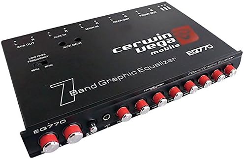 Ecualizador Paramétrico 7 Bandas CERWIN-VEGA MOBILE EQ770 miniatura 1