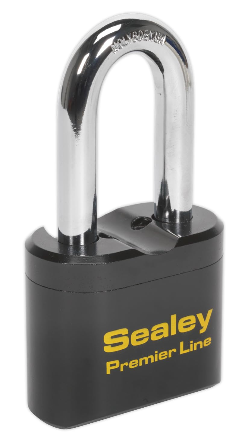 SEALEY pl603l Vorhängeschloss aus Stahl mit langem Bügel 62 mm