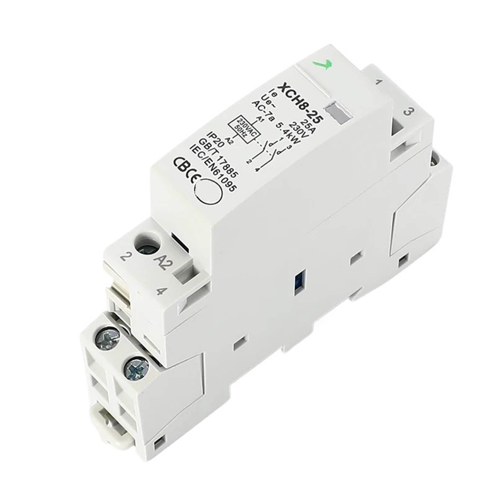 1 x modułowy stycznik AC na szynę DIN 2P 16A/20A/25A 220V/230V