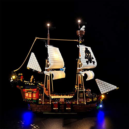 Sugeren LED Beleuchtungsset für Lego Piratenschiff 31109, LED Licht Set kompatibel mit LEGO 31109 (Ohne Lego Set) – Bild 3