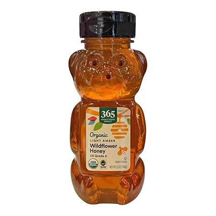 365 by Whole Foods Market, Organic Light Amber Wildflower Honey,