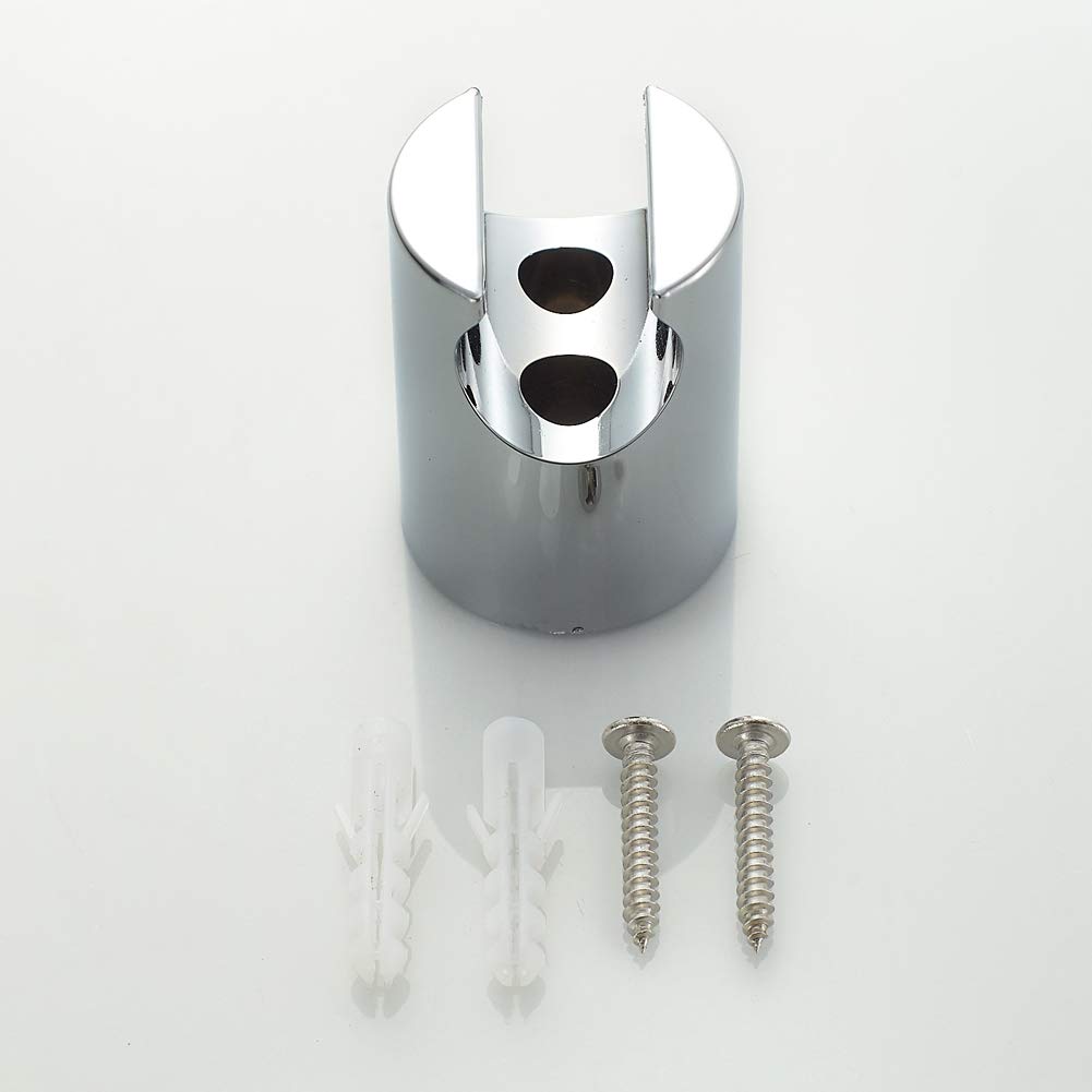 Ibergrif M22005 - Valvola da Angolo a Due Uscite con Doccetta, Supporto e Flessibile per WC, Rubinetto Arresto, Cromo