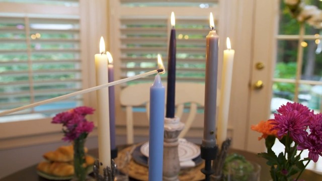 Image of Colonial Candle Unscented Taper Candle, Handipt Collection, Evergreen, 6 in, Pack of 12 - Up to 4 Hours Burn