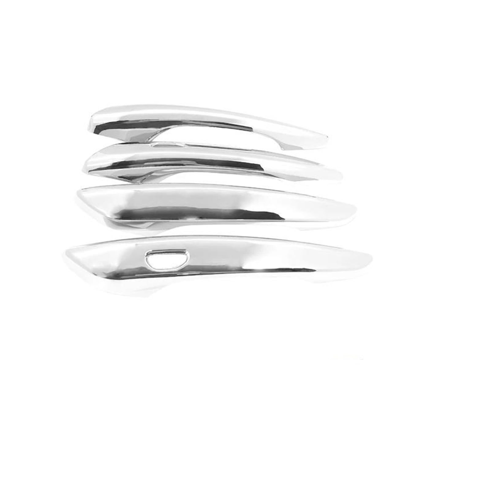 Lzbzhb Metallic Silver 4Pcs Car Exterior Outsidedoor Handle For Mazda For Cx60 For Cx 60 For Cx-60 For Kh 2022~2024 Car Door Handle Cover Trim Scratchproof Chromium Styling Exterior Parts(Metallic Silver 4Pcs)