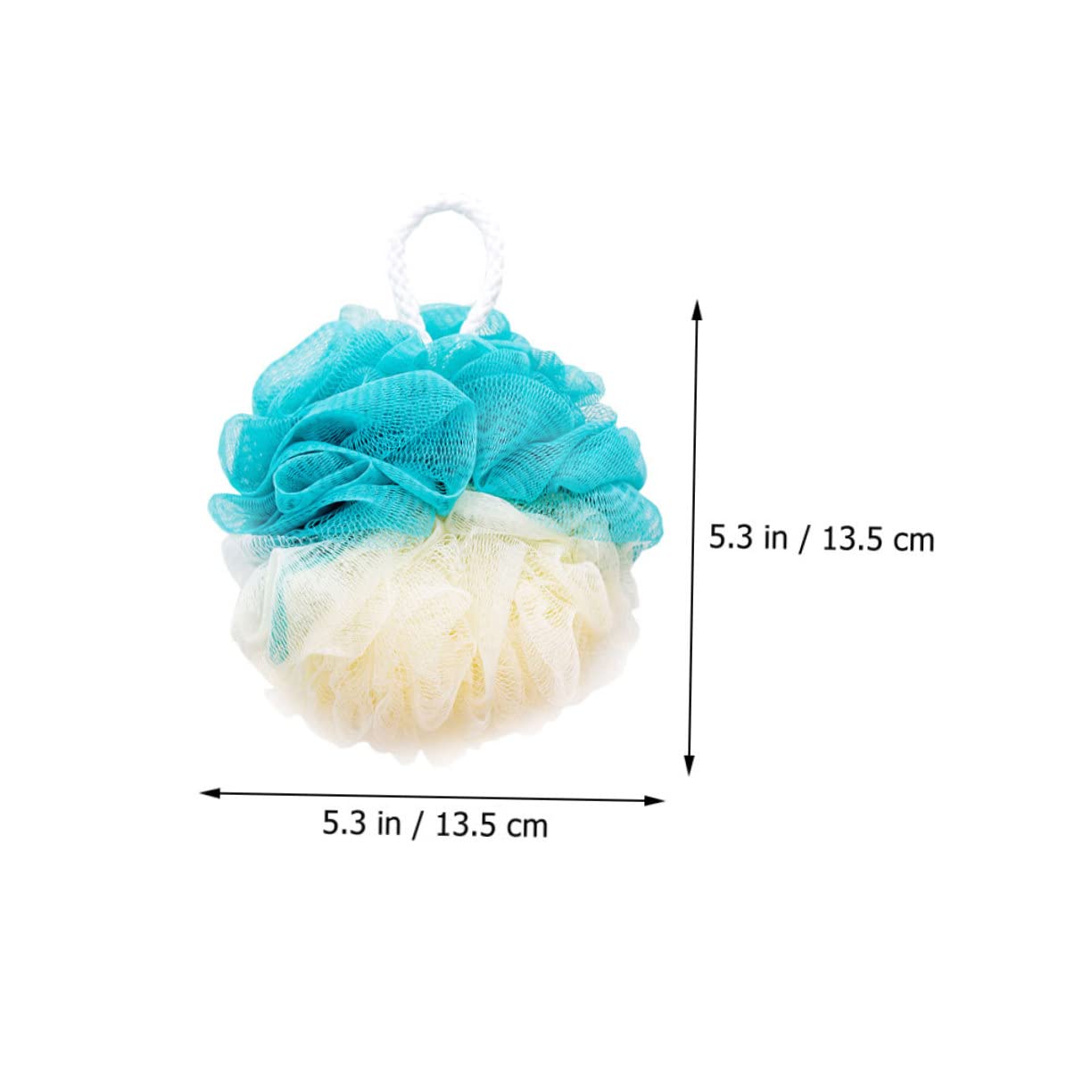 WRITWAA 8pcs Colorful Flower Shaped Bath Balls Poufs Gentle Exfoliating Scrubber for All Ages Material Rich Bubble Creation for Relaxing Showers